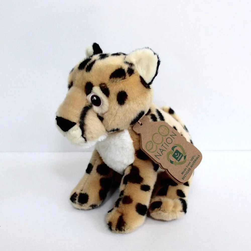 Aurora Eco Nation Cheetah Plush Stuffed Animal 8